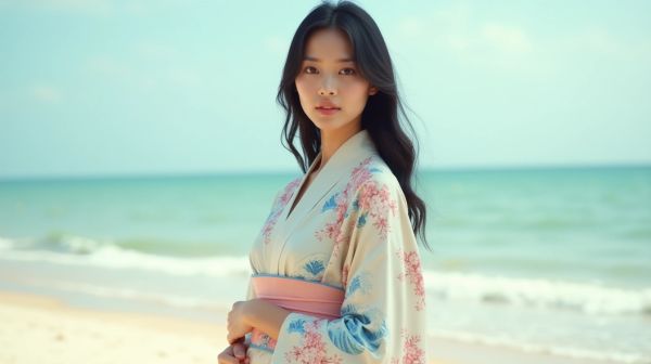 Choisissez le kimono de plage femme pour un été stylé